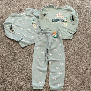 Garanimals 5T Mix & Match Unicorn Sweatshirt & Sweatpants combo (NEW)